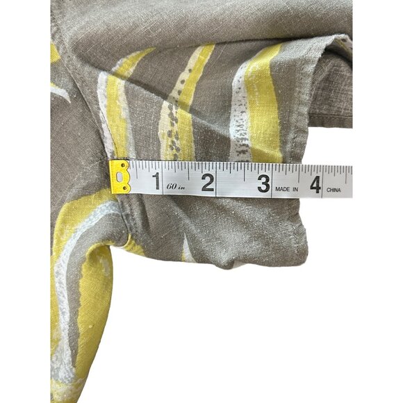 Patagonia Women's Leafy Tie Shorts Tropical Print Hemp Blend Size M - Picture 5 of 7